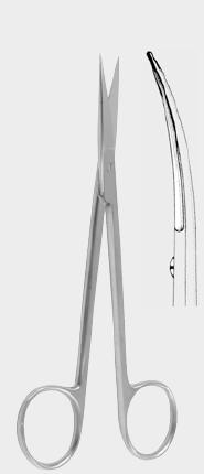 Ножиці ДЖОЗЕФ (JOSEPH), 14,5 см (cm), прямі (з вольфрам-карбідними вставками)